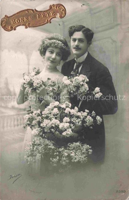 Foto Irisa Nr. 2599 Neujahr Nouvell Annee Blumen