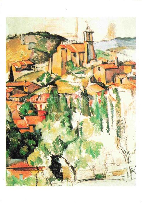 CEZANNE Paul (1839-1906) Kuenstlerkarte Ansicht von Gardanne