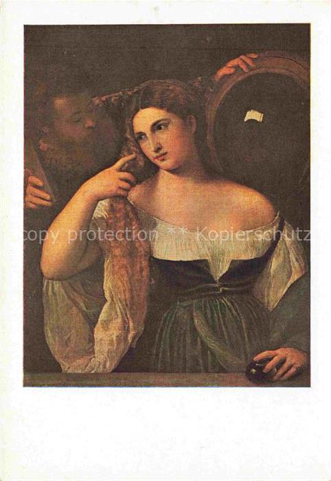 VECELLI Titien Tizian (1480-1576) Kuenstlerkarte Alphonse de Ferrare Laura de Di