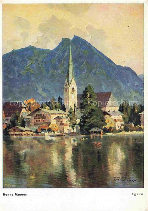 MAURUS Hanns Kuenstlerkarte Egern