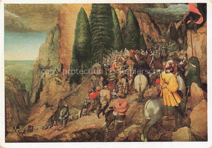 BRUEGEL de Oude Pieter (1525-1569) Kuenstlerkarte Nr. 3516 Bekehrung Pauli Wien