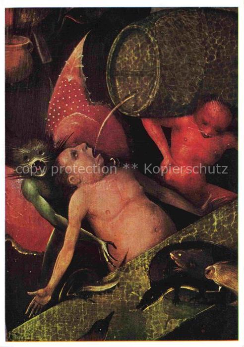 BOSCH Hieronymus Jerome (1453-1516) Kuenstlerkarte Das Juengste Gericht
