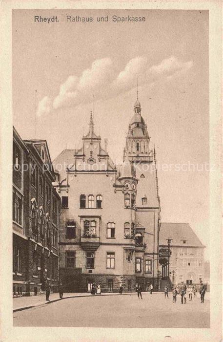 Rheydt Moenchengladbach NRW Rathaus und Sparkasse