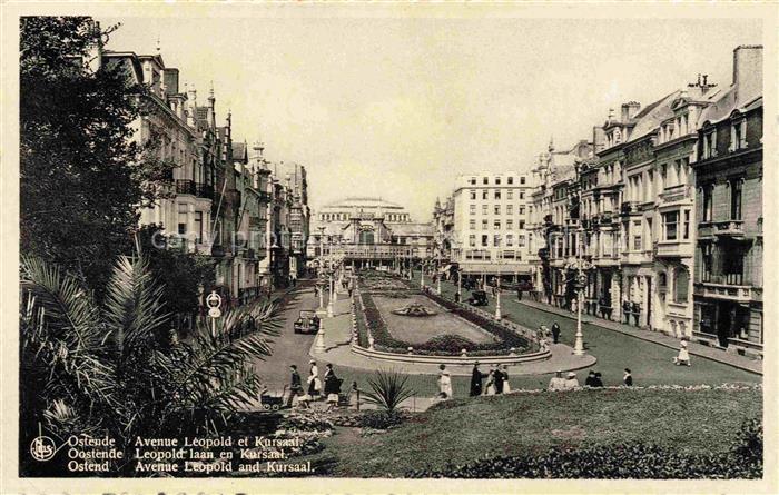OSTENDE Oostende West-Vlaanderen Belgie Avenue Leopold et Kursaal