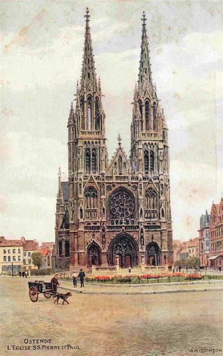 OSTENDE Oostende West-Vlaanderen Belgie Eglise ss Pierre et Paul