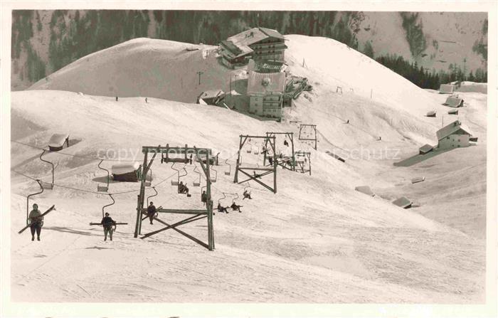 Hochsoelden oetztal Tirol AT Skilift mit oetztaler Alpen