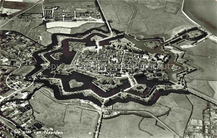 Naarden Gooise Meren NL De ster van Naarden Vue aerienne