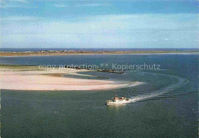 WANGEROOGE Wangeroog Nordseebad Hafen mit Anleger