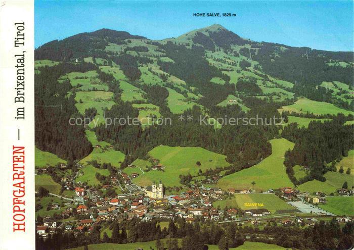 Hopfgarten Brixental Tirol AT Barocke Pfarrkirche Sessellift auf die Hohe Salve