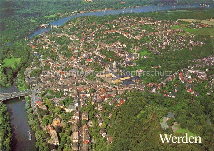Werden Ruhr EssEN Fliegeraufnahme