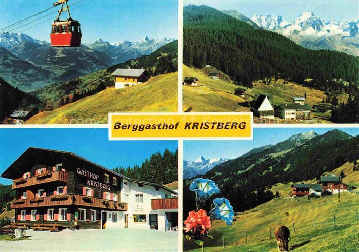 Kristberg Bludenz-Bregenzer Vorarlberg AT Luftseilbahn Berggasthof Kristberg Pan