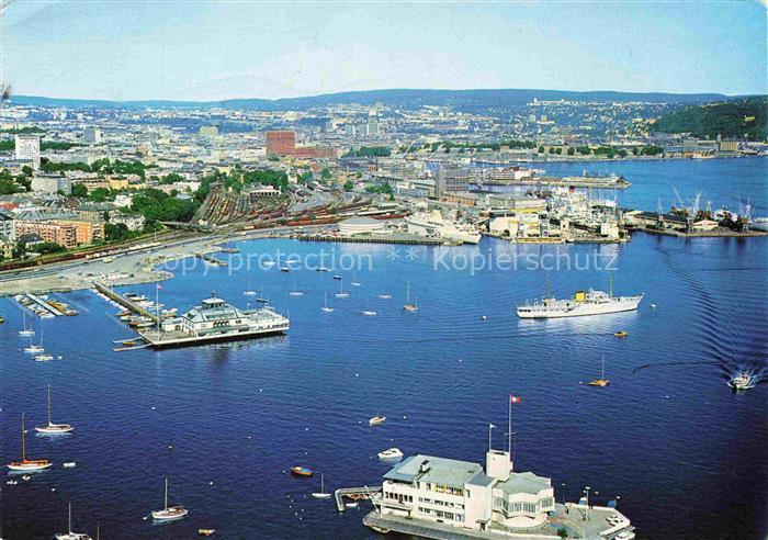 OSLO  Norge Kongen og Dronningen Fliegeraufnahme