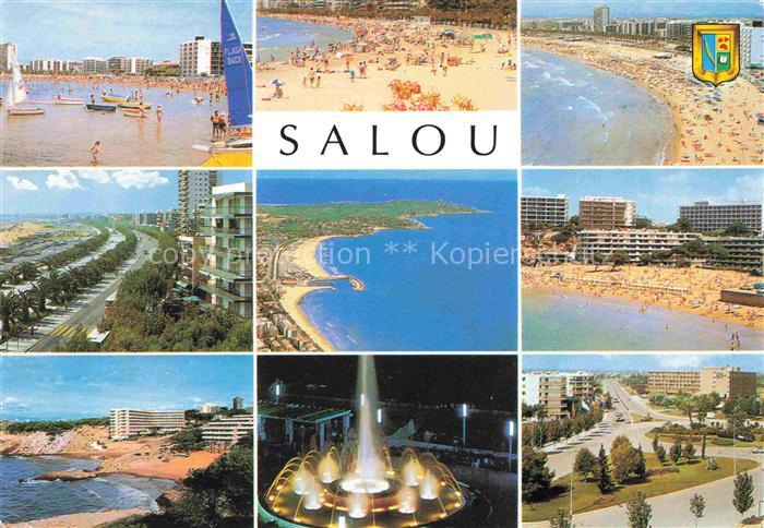 Salou Tarragona Costa Dorada ES Strandpartien Teilansichten Hotels Fliegeraufnah