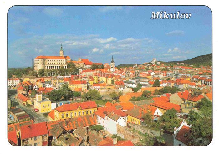 Mikulov Nikolsburg Suedmaehren Breclav CZ Staedt Denkmal Reservation Fliegeraufn
