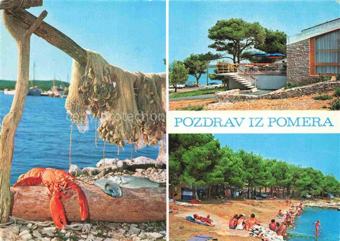 Pomera Pomer Medulin Istria Croatia Fischernetz Hummer Hotel Strand