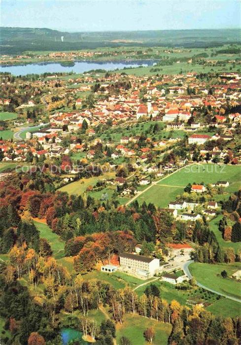 Murnau Staffelsee Bayern Kurhaus Ludwigsbad Alpenmoorbad Fliegeraufnahme