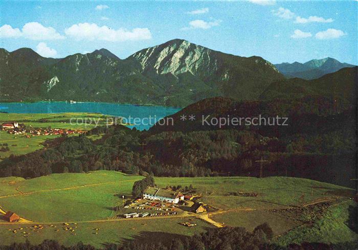 Grossweil Garmisch-Partenkirchen Bayern Alpengasthof Kreut Alm Fliegeraufnahme