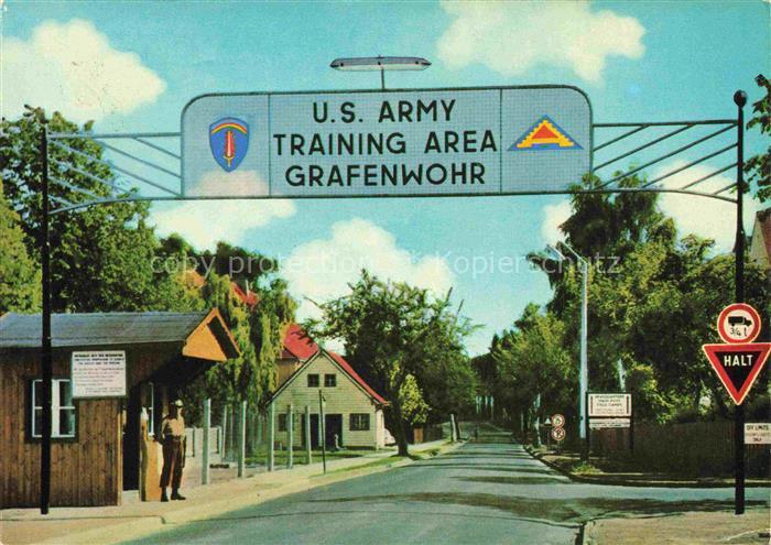 Grafenwoehr Truppenuebungsplatz Eingang