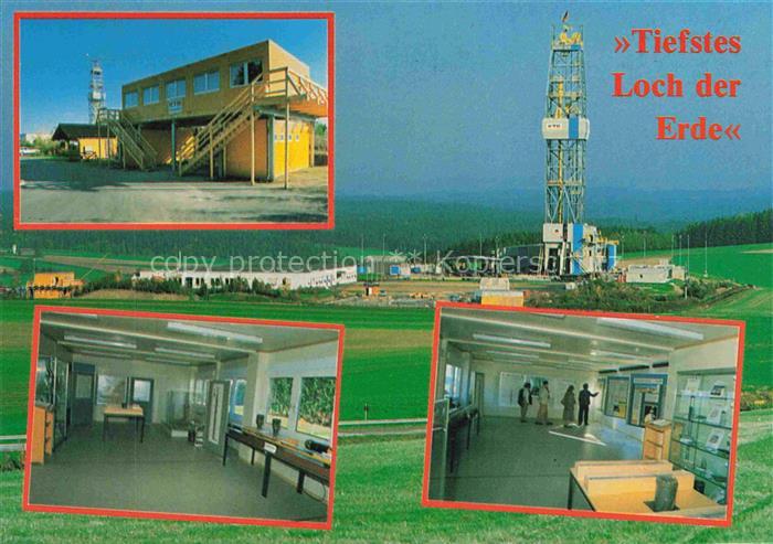 Erbendorf Tirschenreuth Bayern Tiefstes Loch der Erde zwischen Erbendorf und Win