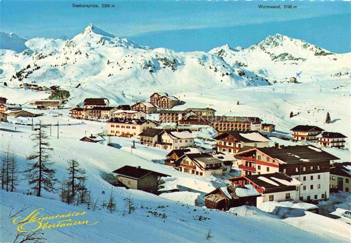 Obertauern Pinzgau-Pongau AT Ortsansicht mit Seekarspitze und Wurmwand