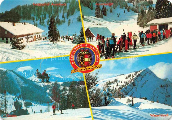 Hintersee-Gaissau Vorarlberg AT Berggasthof Anzenberg Anzenberglift Wieserhoernd