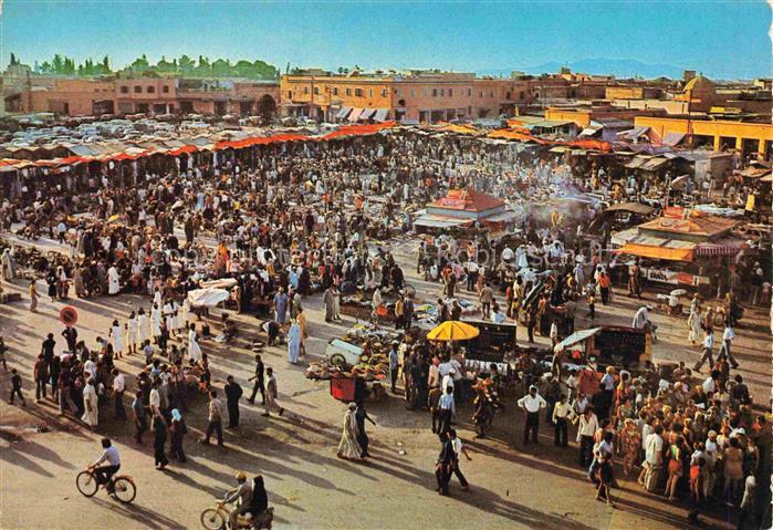 Marrakech Marrakesch Maroc Place Djemaa El Fna