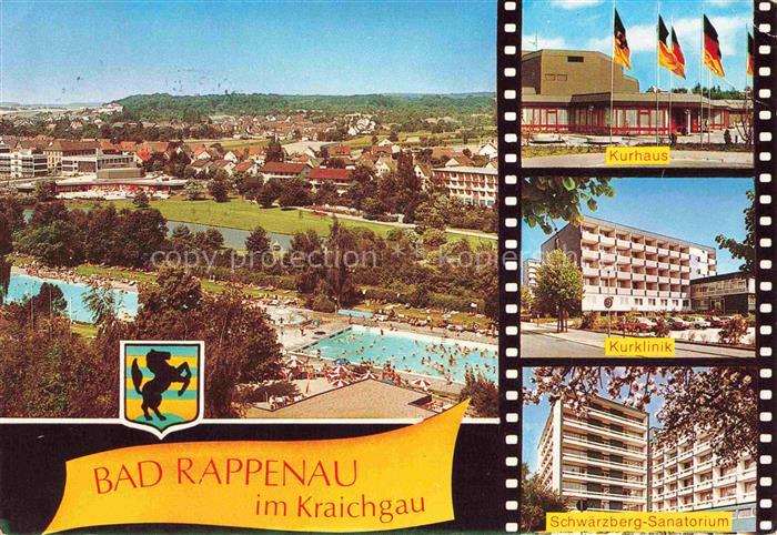 Bad Rappenau Fliegeraufnahme Kurhaus Kurklinik Schwaerzberg Sanatorium