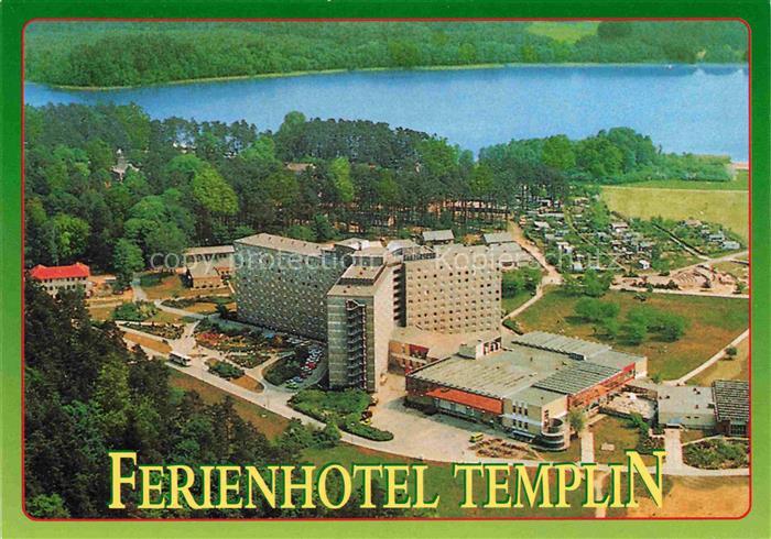 Templin Ferienhotel Templin am Luebbesee Fliegeraufnahme