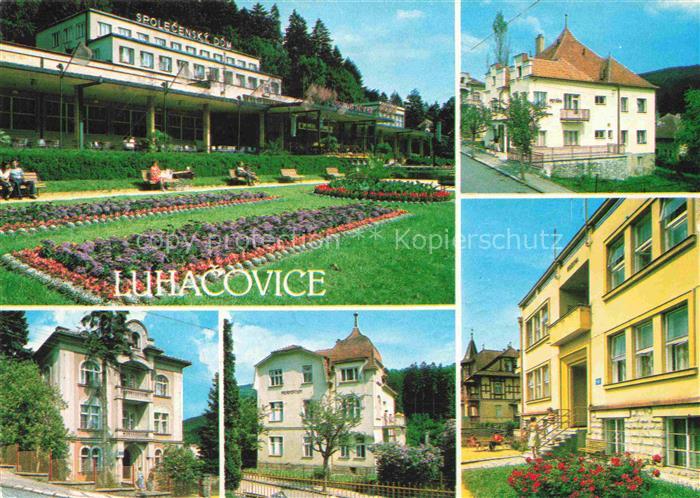 Luhacovice Uhersky Brod CZ Lazenska lecebna Spolcensky Dum a dependence Petrin L