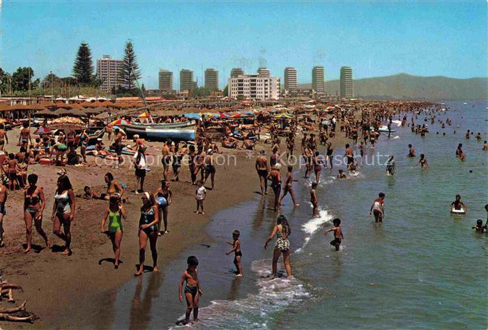 Torremolinos ES Vista parcial y playa del Bajondillo