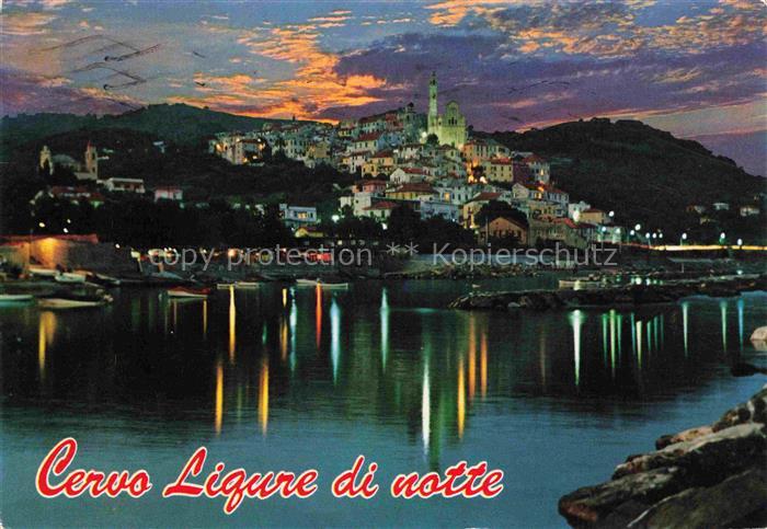 Cervo Ligure Imperia Liguria IT Caratteristica veduta dal mare