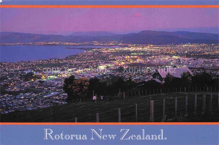 Rotorua City Bay of Plenty New Zealand NZ Fliegeraufnahme