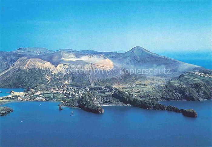 Eolie Lipari Isola PALERMO Sicilia IT Isola di Vulcano Fliegeraufnahme