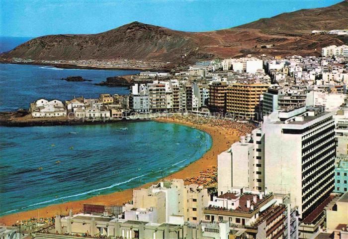 Las Palmas Gran Canaria ES Vista parial de la playa de Las Canteras
