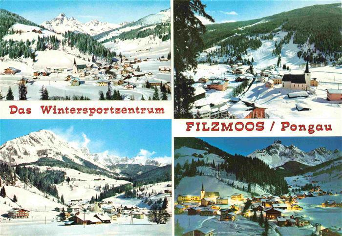 Filzmoos Pinzgau-Pongau AT Teilansichten Filzmoos bei Nacht