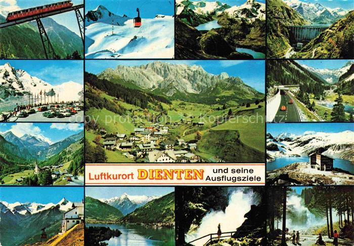 Dienten Hochkoenig Pinzgau-Pongau AT Gletscherdrachen Gletscherbahn Tauernkraftw