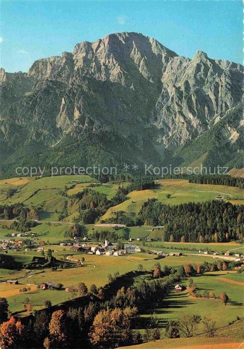 Leogang im Tale Saalbach-Hinterglemm AT mit Birnhorn