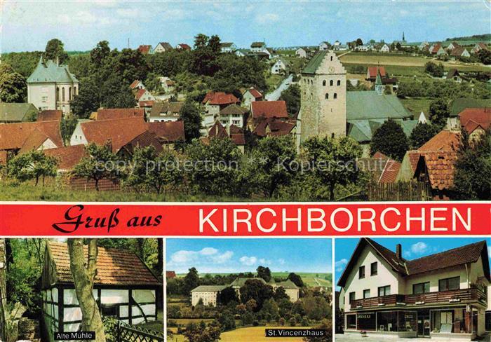 Kirchborchen Panorama Alte Muehle St Vincenzhaus Geschaeftshaus
