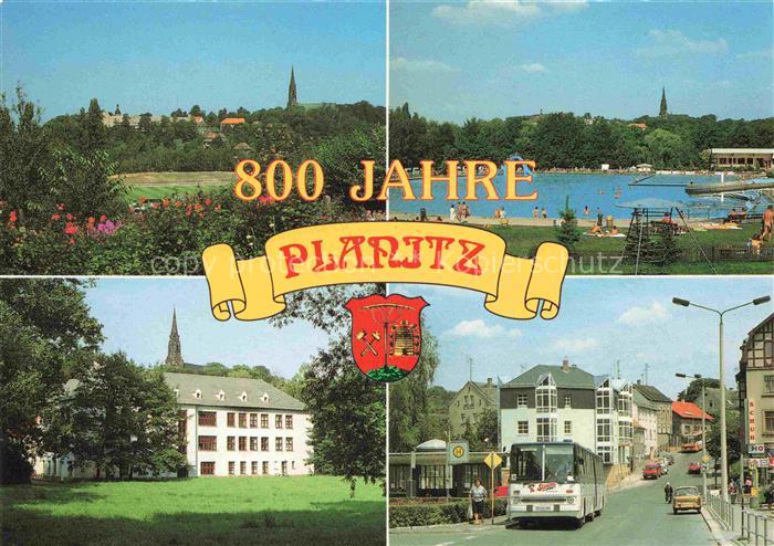 Planitz ZWICKAU Sachsen Barockschloss Kirche Freibad Poliklinik Markt