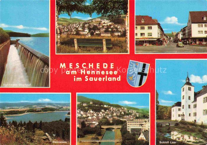 Meschede Arnsberg Hochsauerlandkreis NRW Hennesee Ortspartien Hauptstrasse Henne