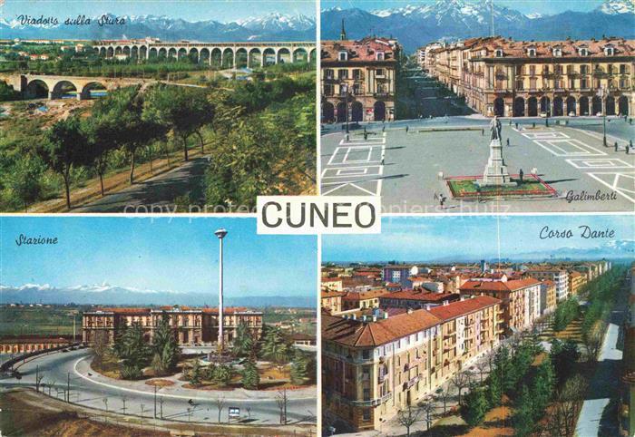 Cuneo Mondovi Piemonte IT Viaducts sulla Stura Glimberti Stazione Corso Dante