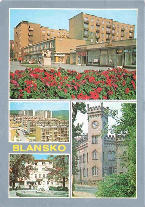 Blansko Jihomoravsky Kraj CZ Svitavy stredisko prumslu Vychodisko do Moravskeho