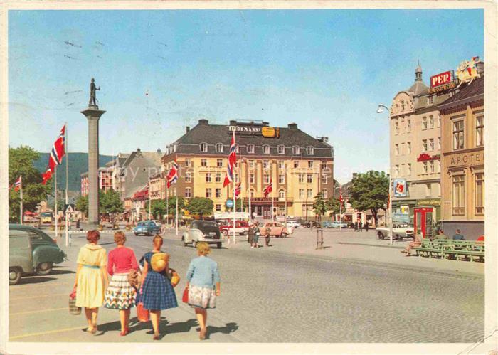 Trondheim Trondhjem Norge The Market Place