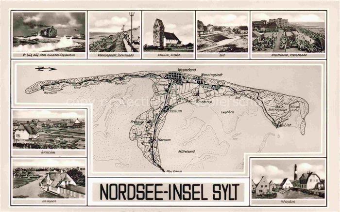 SYLT Insel Schleswig-Holstein D-Zug Hindenburgdamm Wenningstedt Rantum List West