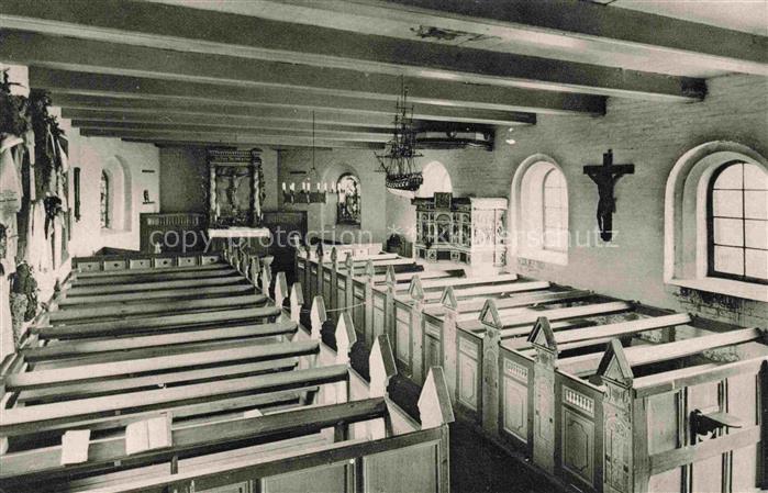 Hallig Hooge Kirche Inneres