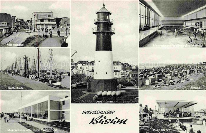 BueSUM Nordseebad Alleestrasse Kutterhafen Meerwasser Wellenschwimmbad Leuchttur