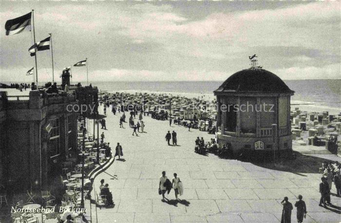 BORKUM Nordseebad Niedersachsen Promenade