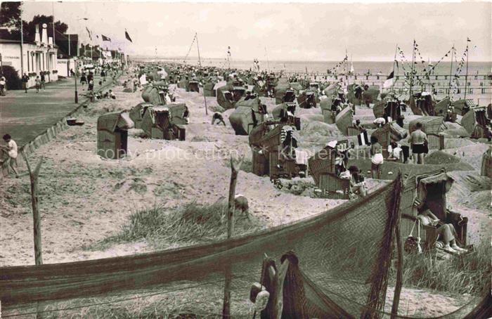 DAHME  Ostseebad Schleswig-Holstein Blick vom Fischerstrand