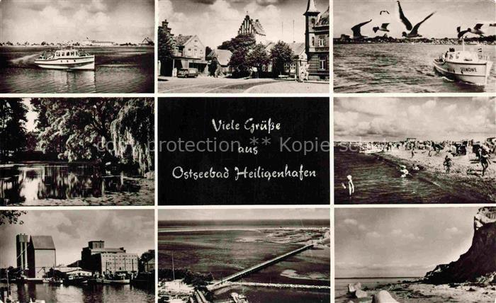 Heiligenhafen Ostseebad Teilansichten Fliegeraufnahme Strand Steilkueste