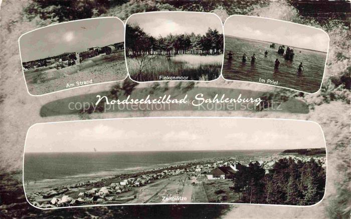 Sahlenburg Nordseebad Cuxhaven Niedersachsen Strand Finkenmoor Im Priel Zeltplae